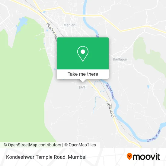 Kondeshwar Temple Road map