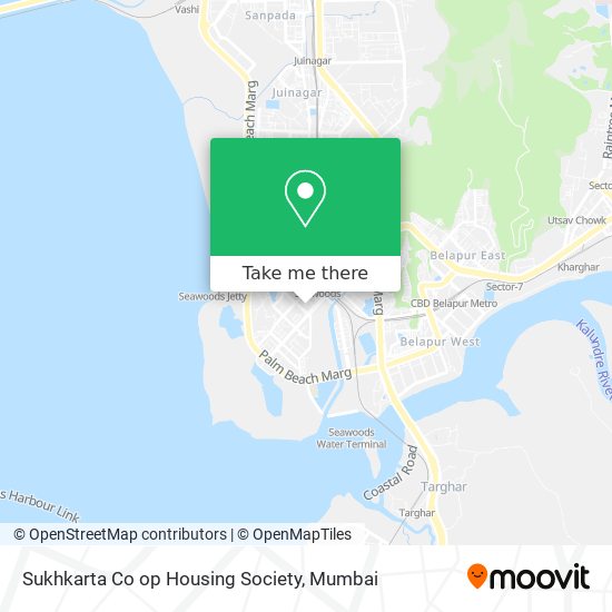 Sukhkarta Co op Housing Society map