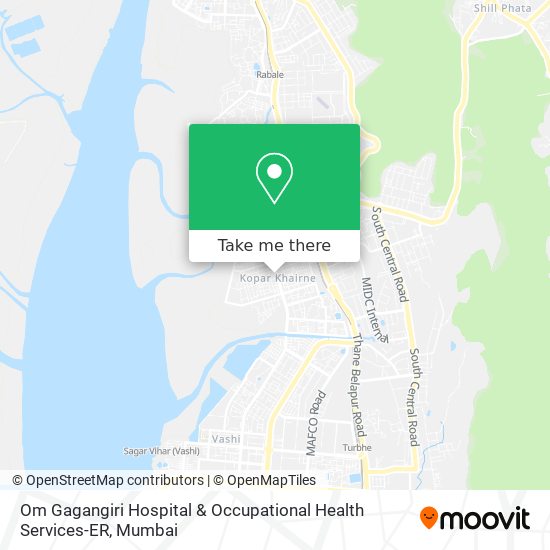 Om Gagangiri Hospital & Occupational Health Services-ER map