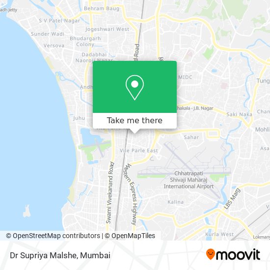 Dr Supriya Malshe map