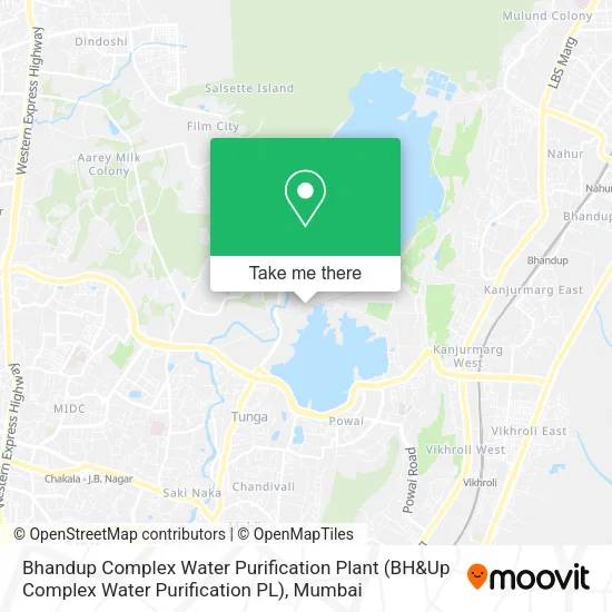 Bhandup Complex Water Purification Plant (BH&Up Complex Water Purification PL) map