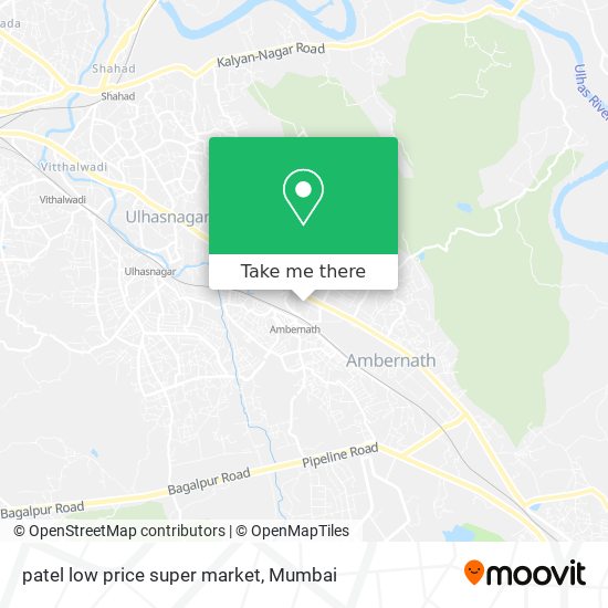 patel low price super market map