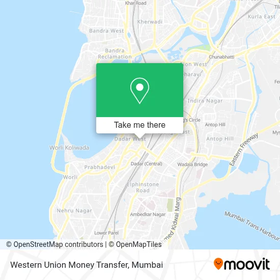 WESTERN UNION Money Transfer map