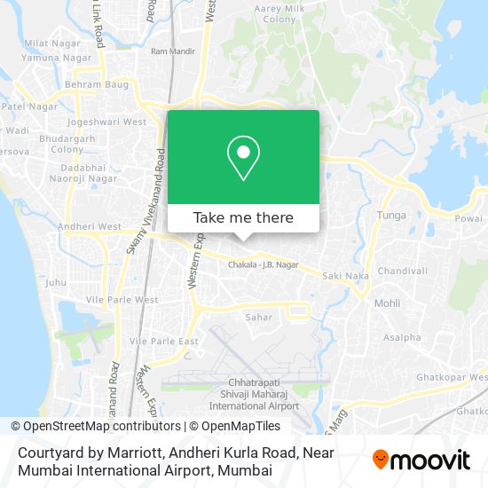 Courtyard by Marriott, Andheri Kurla Road, Near Mumbai International Airport map