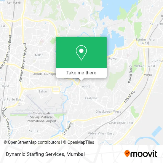 Dynamic Staffing Services map