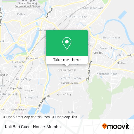 Kali Bari Guest House map