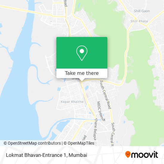 Lokmat Bhavan-Entrance 1 map