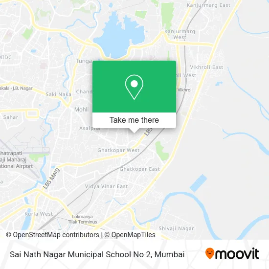 Sai Nath Nagar Municipal School No 2 map
