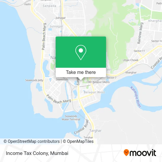 Income Tax Colony map