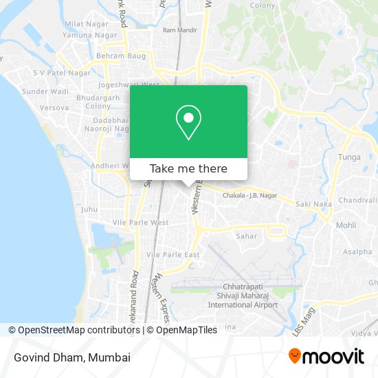 Govind Dham map