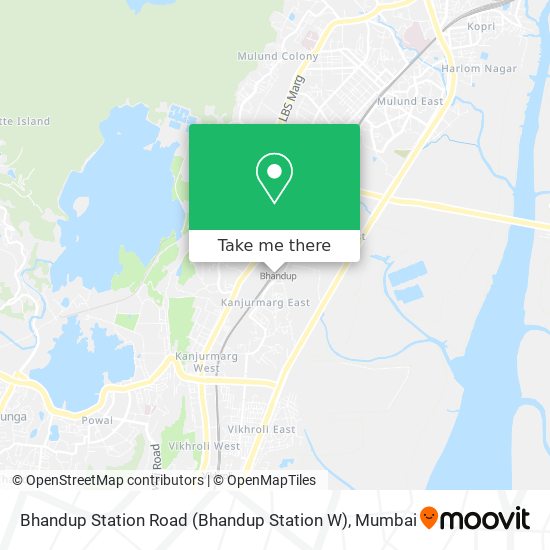 Bhandup Station Road (Bhandup Station W) map