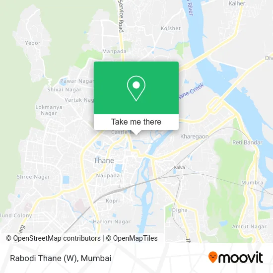 Rabodi Thane (W) map