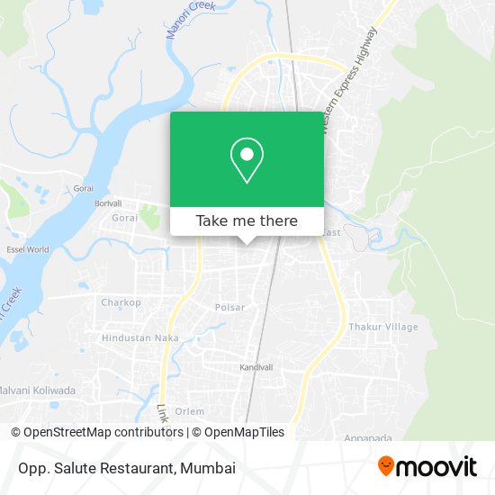 Opp. Salute Restaurant map