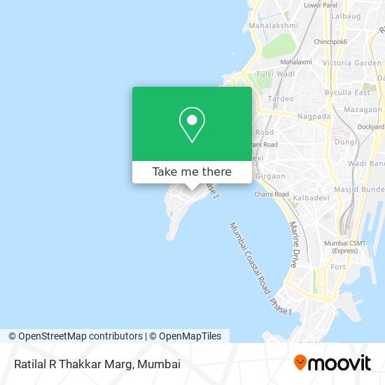 Ratilal R Thakkar Marg map