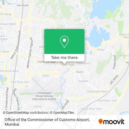 Office of the Commissioner of Customs-Airport map