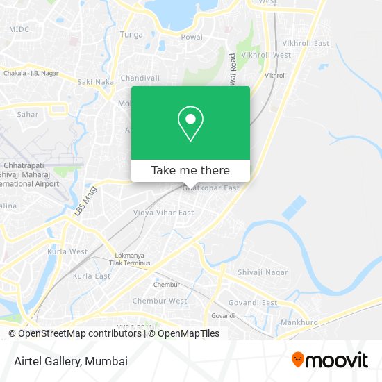 Airtel Gallery map