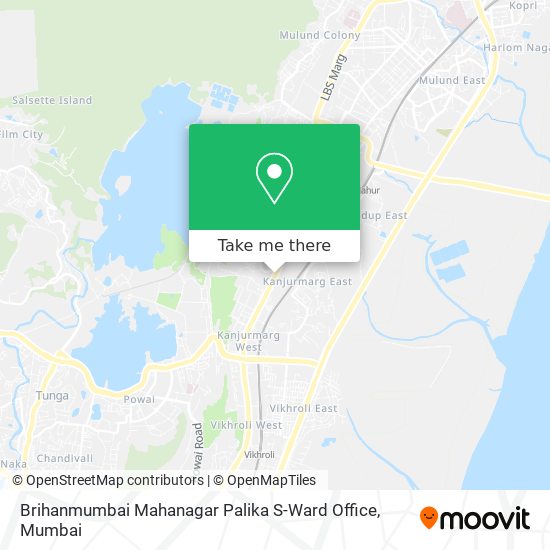 Brihanmumbai Mahanagar Palika S-Ward Office map