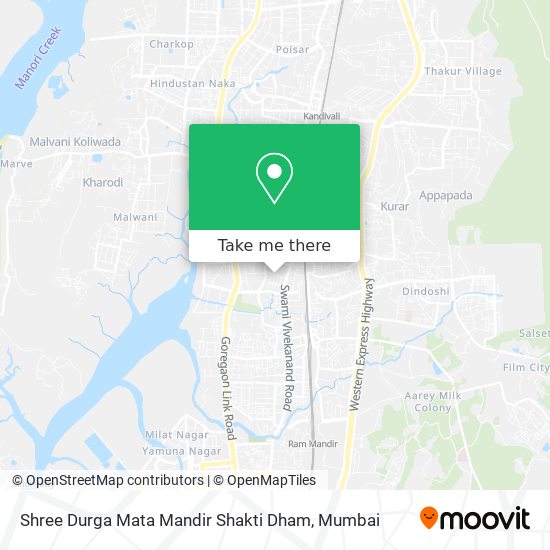Shree Durga Mata Mandir Shakti Dham map