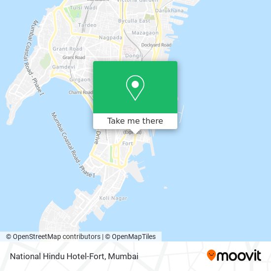 National Hindu Hotel-Fort map