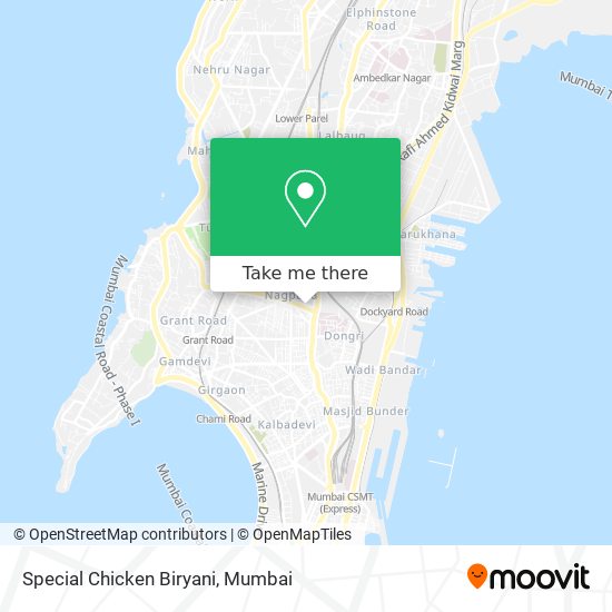 Special Chicken Biryani map