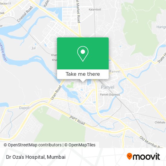 Dr Oza's Hospital map