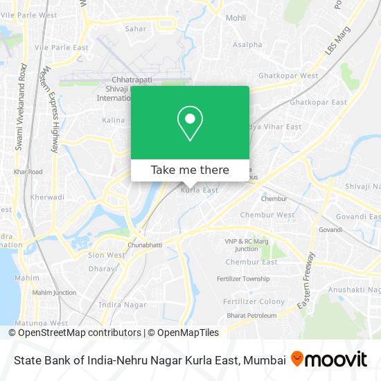 State Bank of India-Nehru Nagar Kurla East map