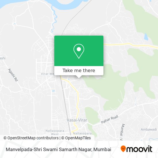 Manvelpada-Shri Swami Samarth Nagar map