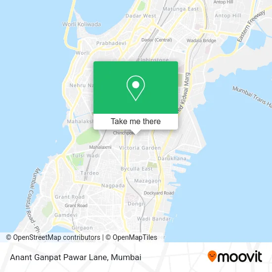 Anant Ganpat Pawar Lane map