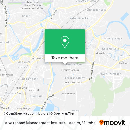 Vivekanand Management Institute - Vesim map