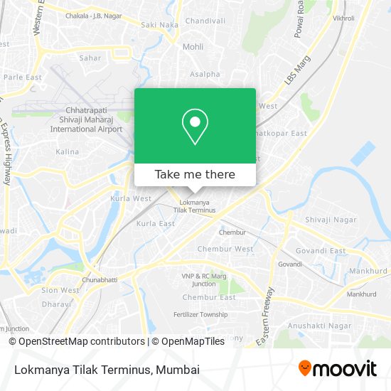Lokmanya Tilak Terminus map