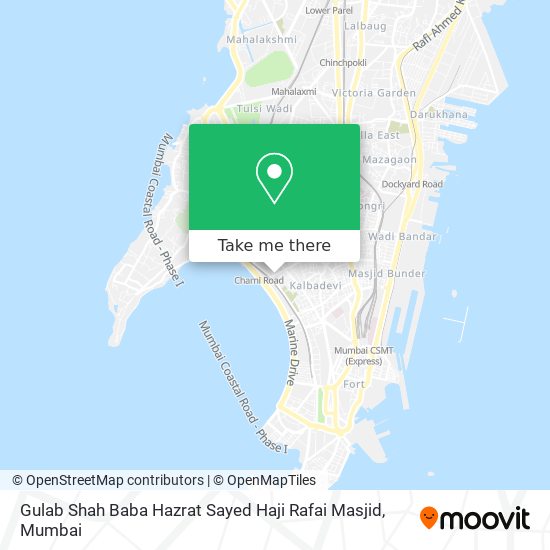 Gulab Shah Baba Hazrat Sayed Haji Rafai Masjid map