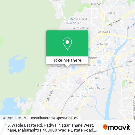 15, Wagle Estate Rd, Padwal Nagar, Thane West, Thane, Maharashtra 400080 Wagle Estate Road map