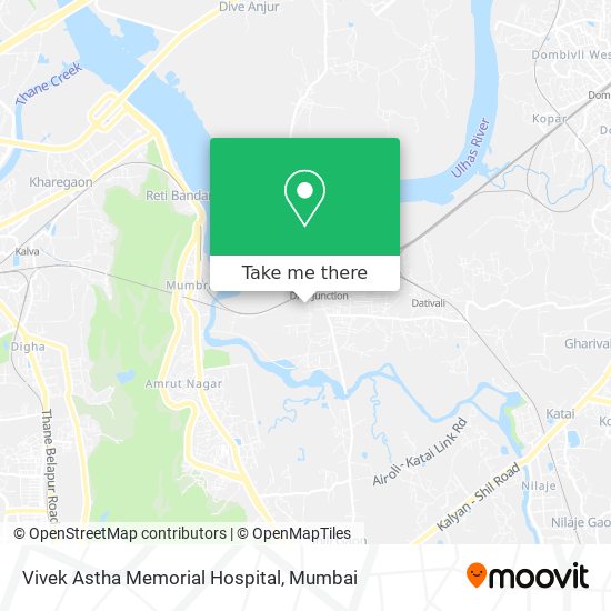 Vivek Astha Memorial Hospital map