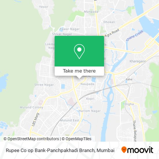 Rupee Co op Bank-Panchpakhadi Branch map