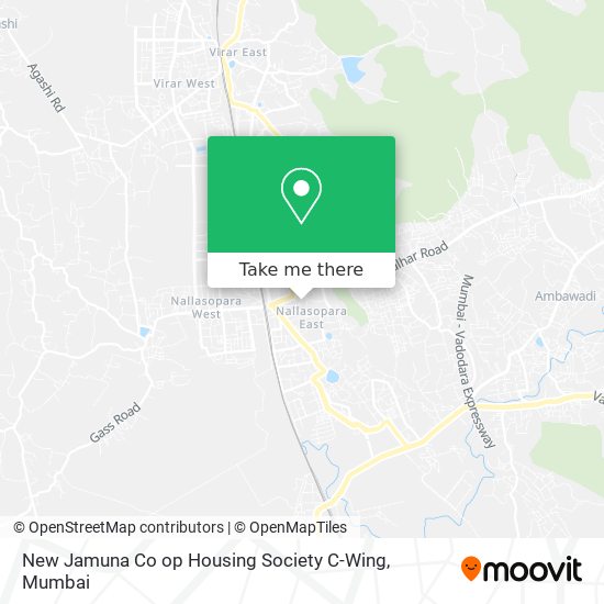 New Jamuna Co op Housing Society C-Wing map