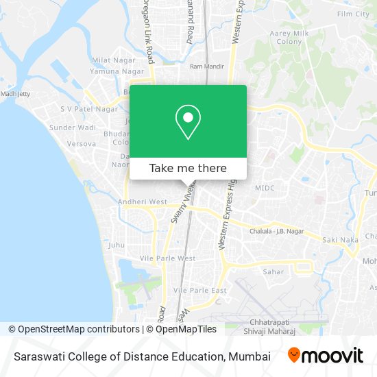 Saraswati College of Distance Education map