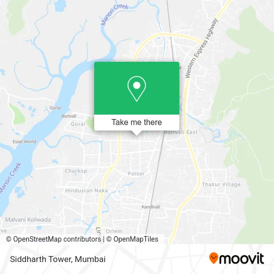 Siddharth Tower map