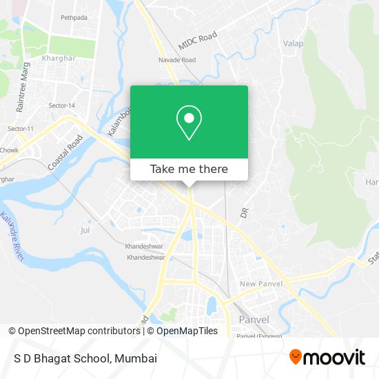 S D Bhagat School map