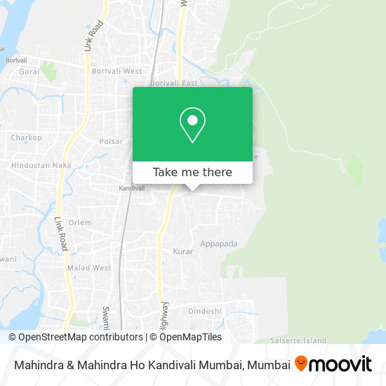 Mahindra & Mahindra Ho Kandivali Mumbai map