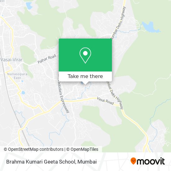 Brahma Kumari Geeta School map