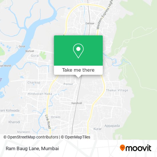 Ram Baug Lane map