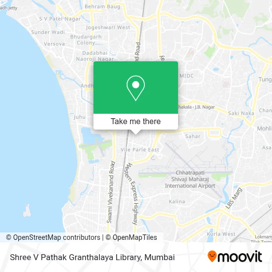 Shree V Pathak Granthalaya Library map