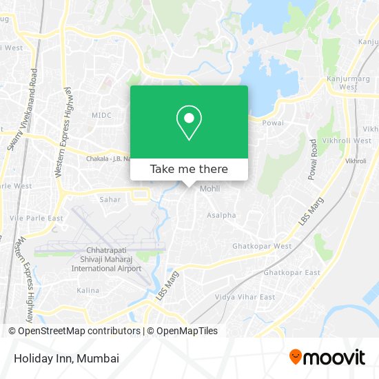 Holiday Inn map