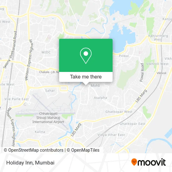 Holiday Inn map