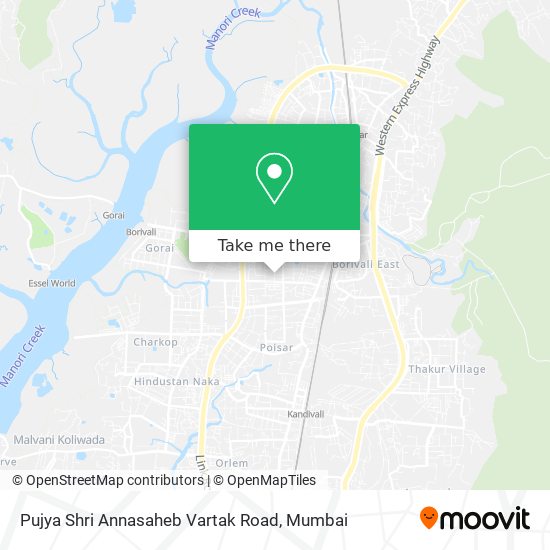 Pujya Shri Annasaheb Vartak Road map