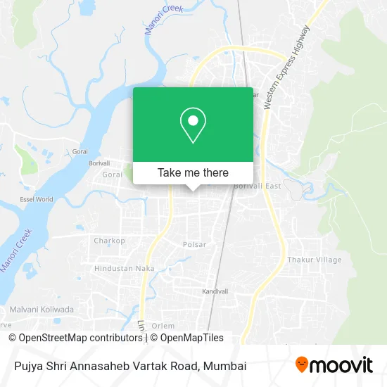 Pujya Shri Annasaheb Vartak Road map