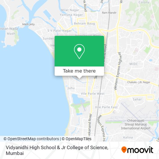 Vidyanidhi High School & Jr College of Science map