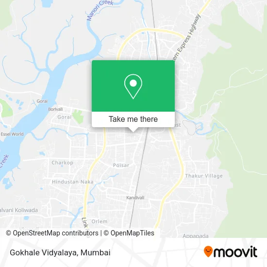 Gokhale Vidyalaya map