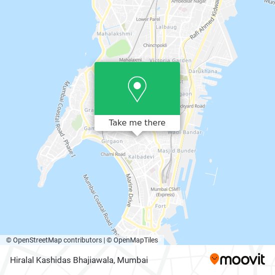 Hiralal Kashidas Bhajiawala map