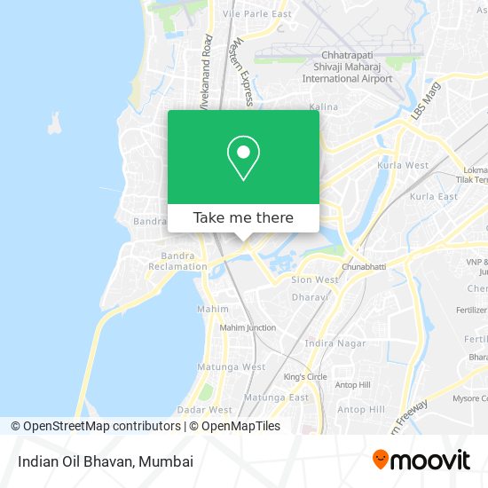 Indian Oil Bhavan map